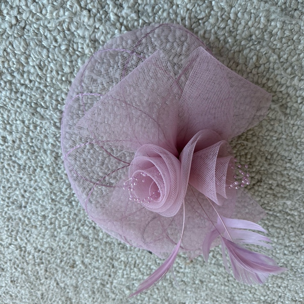 Elegant Pink Fascinator